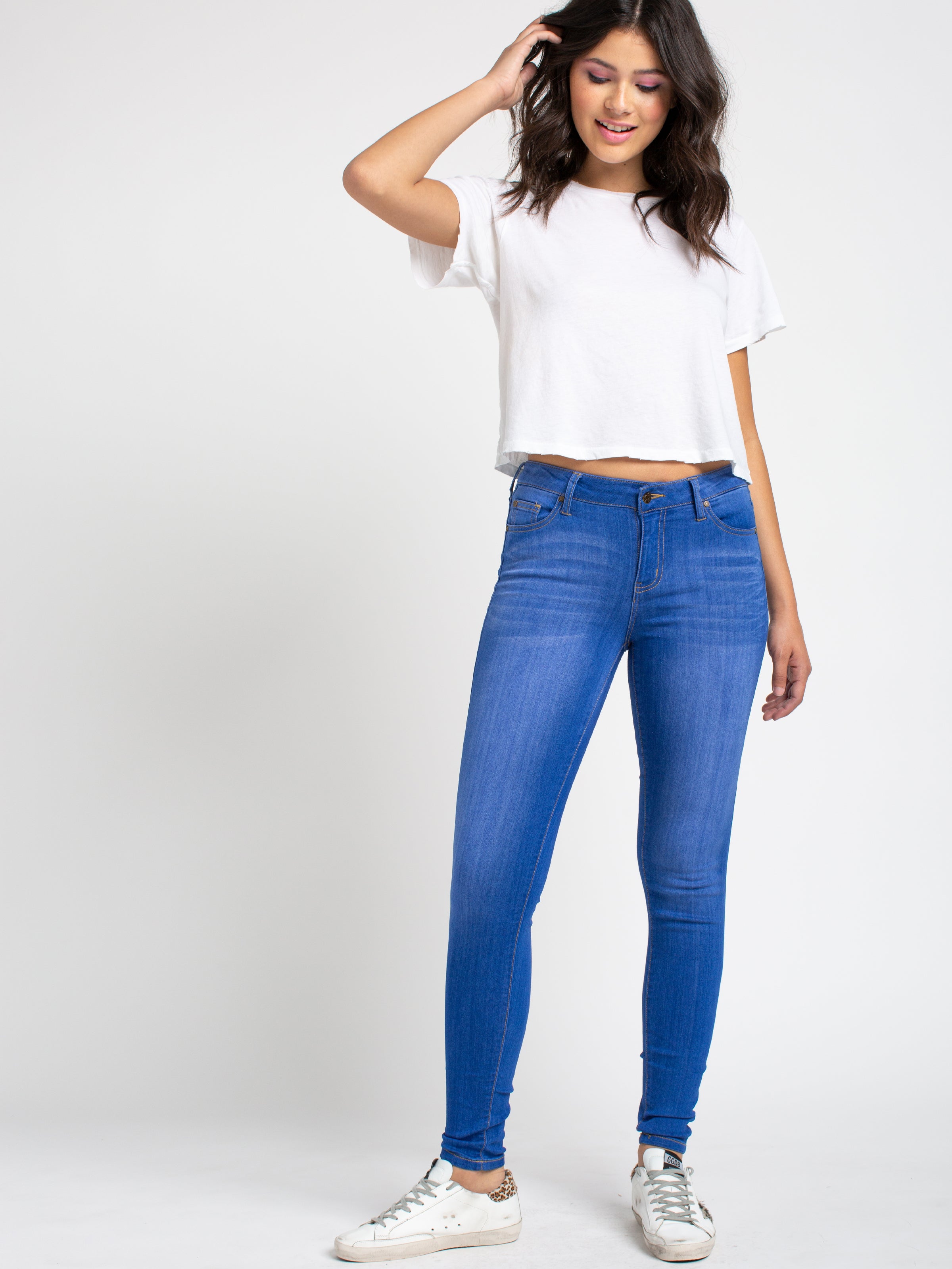 LEGENDARY SKINNY LAGOON BLUE Jeans donna slim fit